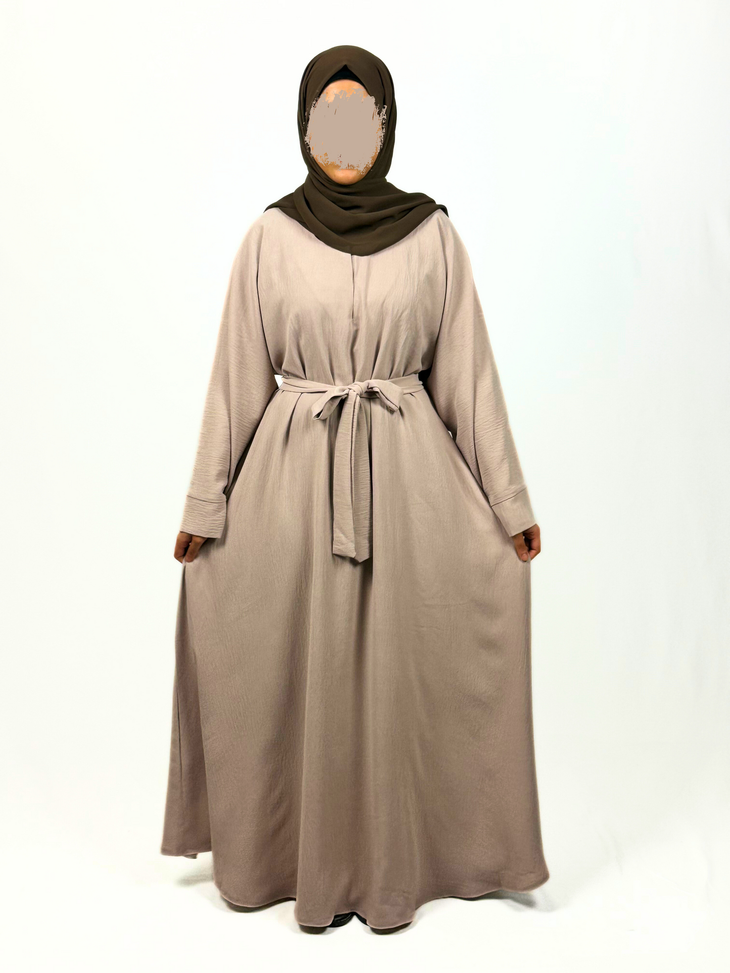 Hajra Abaya - Almond