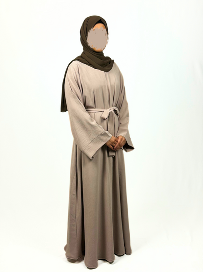 Hajra Abaya - Almond