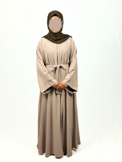 Hajra Abaya - Almond