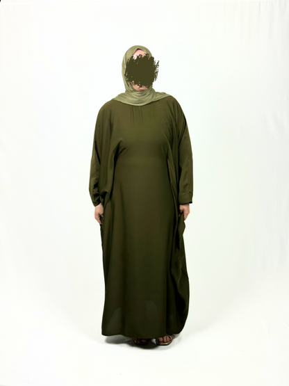 Fatima Abaya - Olive Green